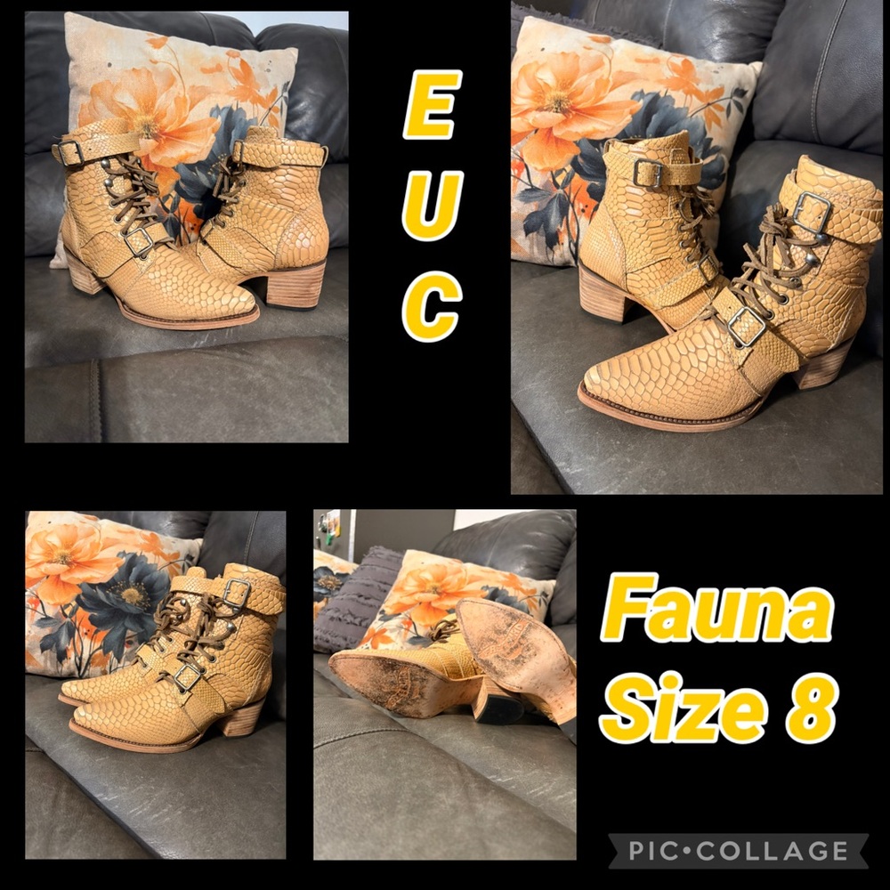 Freebird by Steven Textured gold Ankle Boots